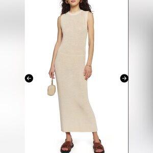 Reformation Cream Nolan Dress